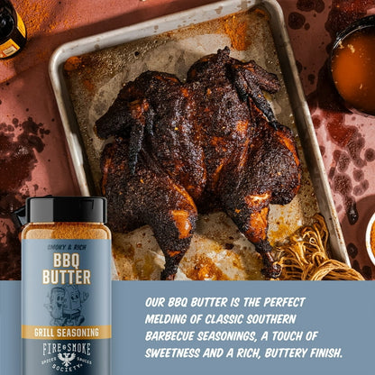 Fire & Smoke Society BBQ Butter Seasoning, 9.5 oz