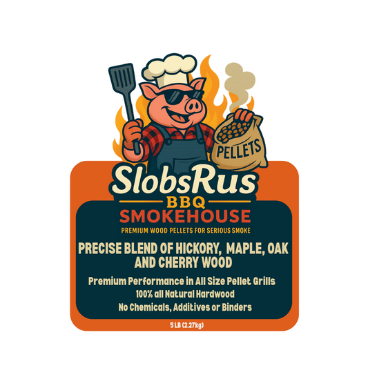 SlobsRus Smokehouse Blend Premium Blend Pellets, 5lbs