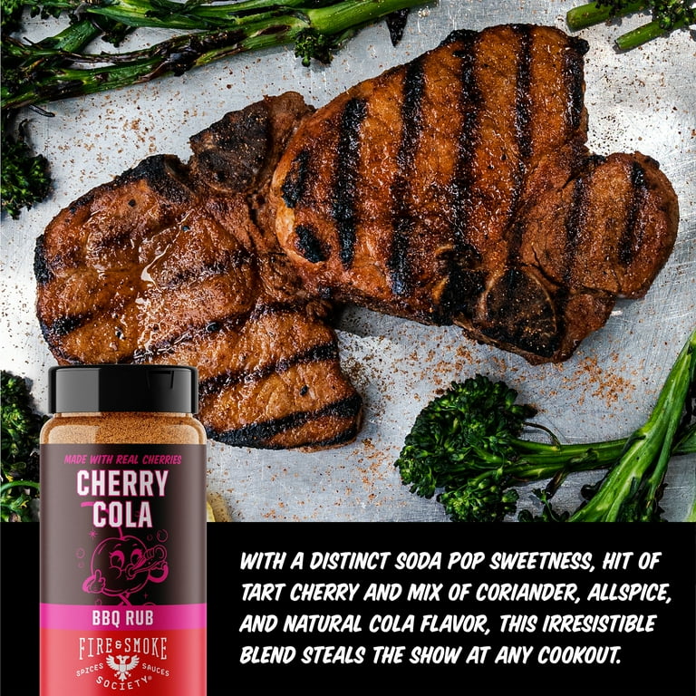 Fire & Smoke Society Cherry Cola BBQ Rub, 9.9 oz