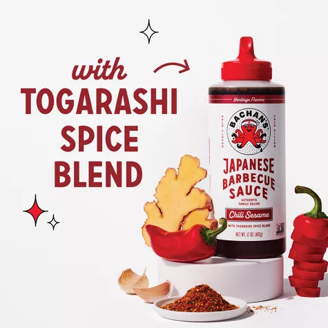 Bachan's Chili Sesame Japanese BBQ Sauce, 17oz