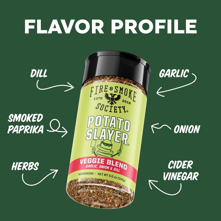 Fire & Smoke Society Potato Slayer Vegetable Seasoning Blend, 5oz