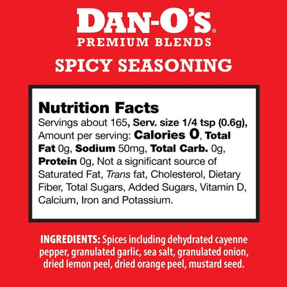 Dan-O's Spicy Seasoning, 3.5oz