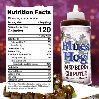 Blues Hog Raspberry Chipotle BBQ Sauce 25 oz