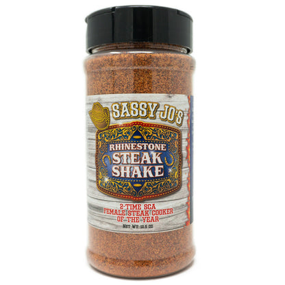 SASSY JO'S RHINESTONE STEAK SHAKE, 12.5oz