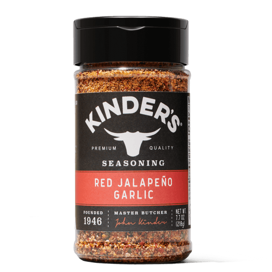 Kinder's Red Jalapeño Garlic Seasoning, 7.7oz - SlobsRus BBQ